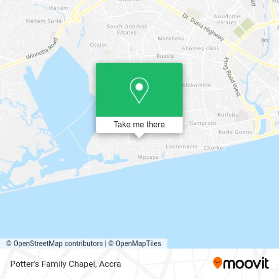 Potter's Family Chapel map