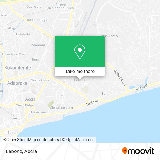 Labone map