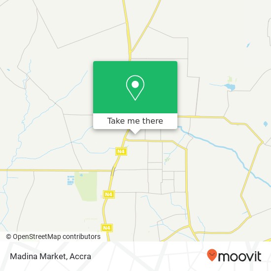 Madina Market map