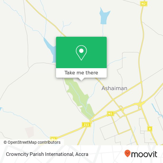 Crowncity Parish International map