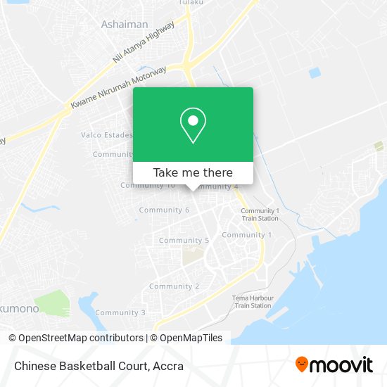 Chinese Basketball Court map