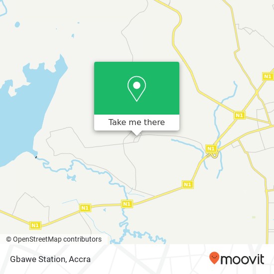 Gbawe Station map