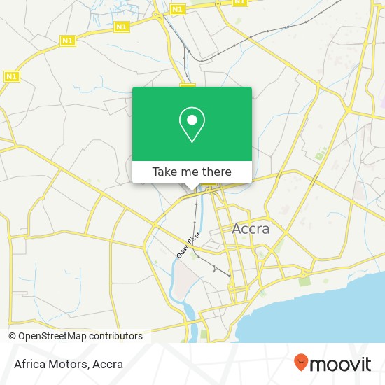 Africa Motors map