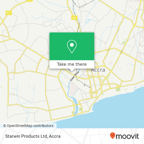 Starwin Products Ltd map