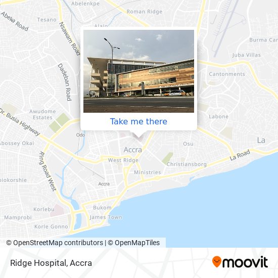 Ridge Hospital map