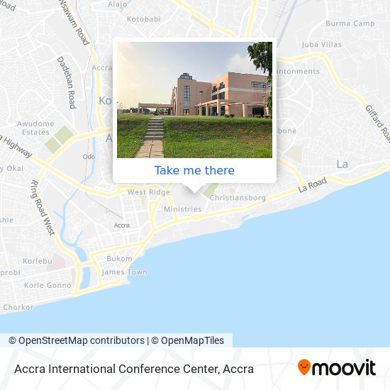 Accra International Conference Center map