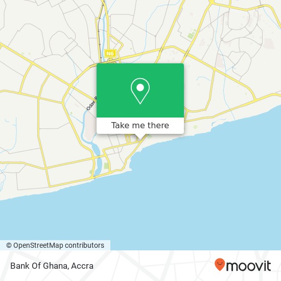 Bank Of Ghana map