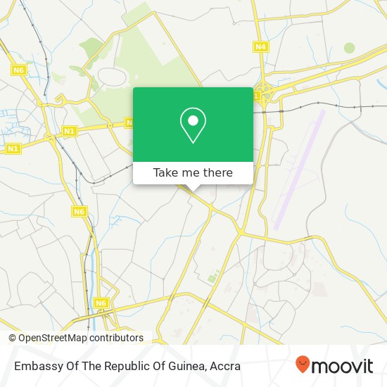 Embassy Of The Republic Of Guinea map