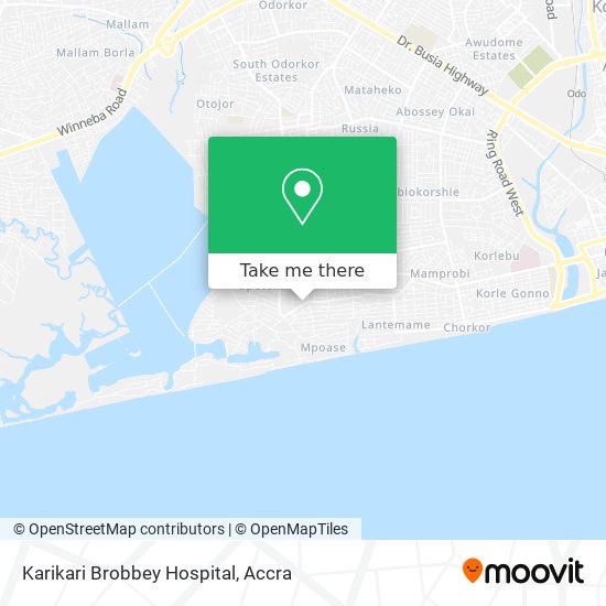 Karikari Brobbey Hospital map