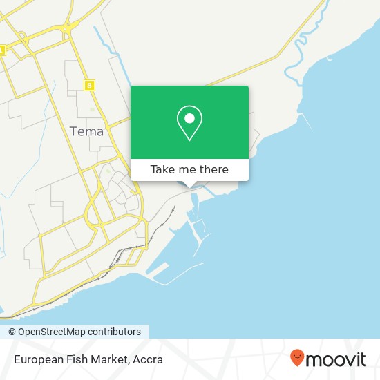 European Fish Market map