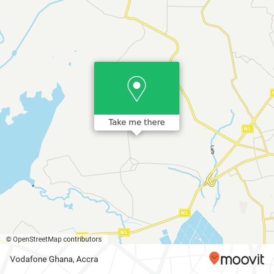 Vodafone Ghana map