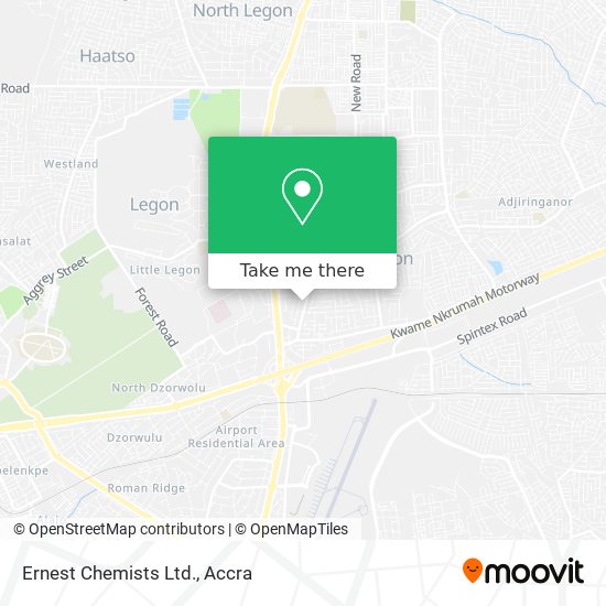 Ernest Chemists Ltd. map