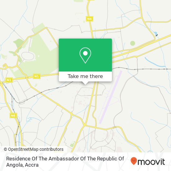 Residence Of The Ambassador Of The Republic Of Angola map
