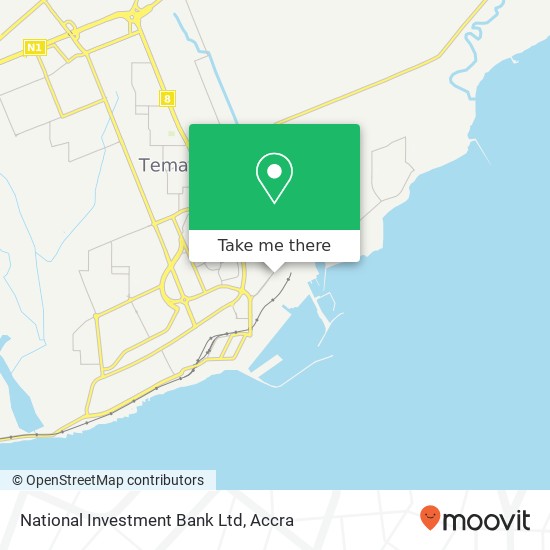 National Investment Bank Ltd map