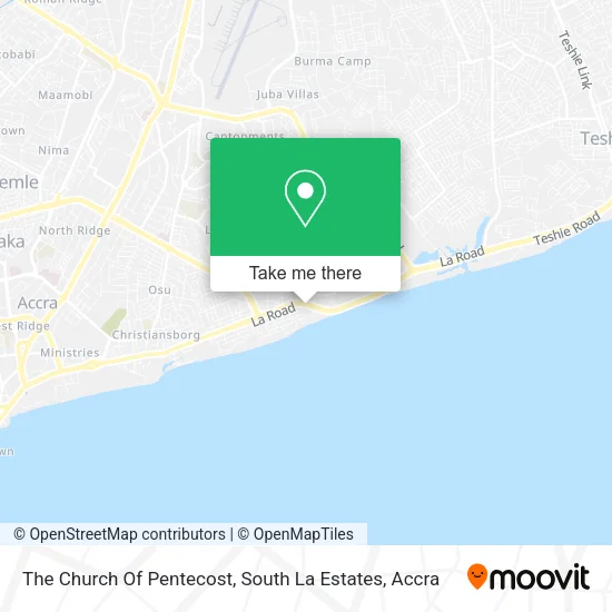 The Church Of Pentecost, South La Estates map