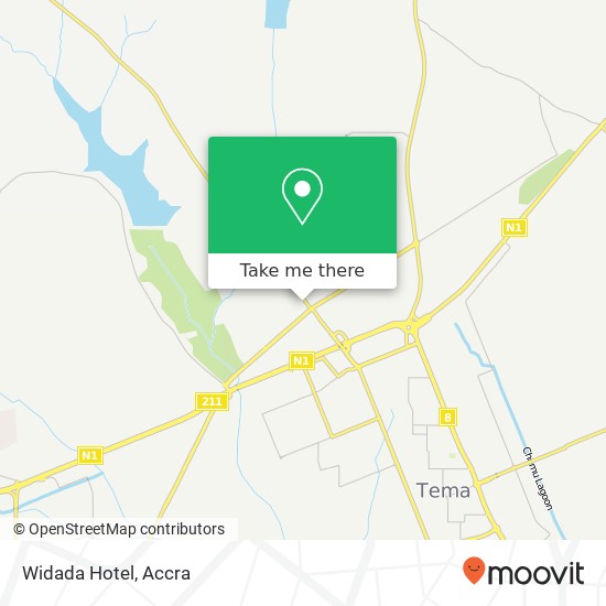 Widada Hotel map