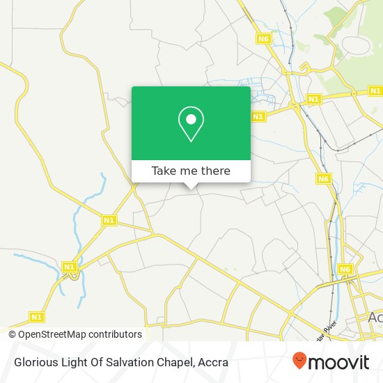 Glorious Light Of Salvation Chapel map