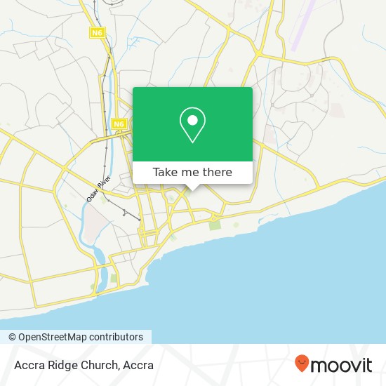 Accra Ridge Church map