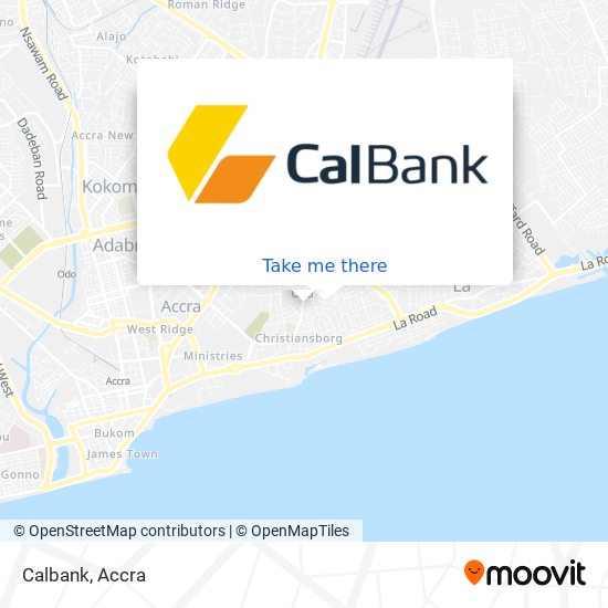 Calbank map