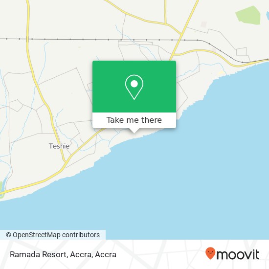 Ramada Resort, Accra map