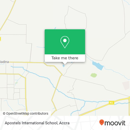 Apostels International School map
