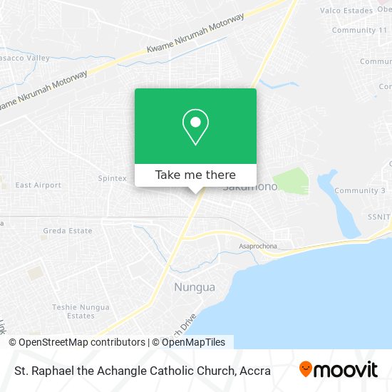 St. Raphael the Achangle Catholic Church map