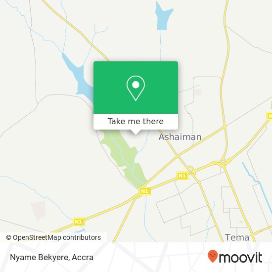 Nyame Bekyere map