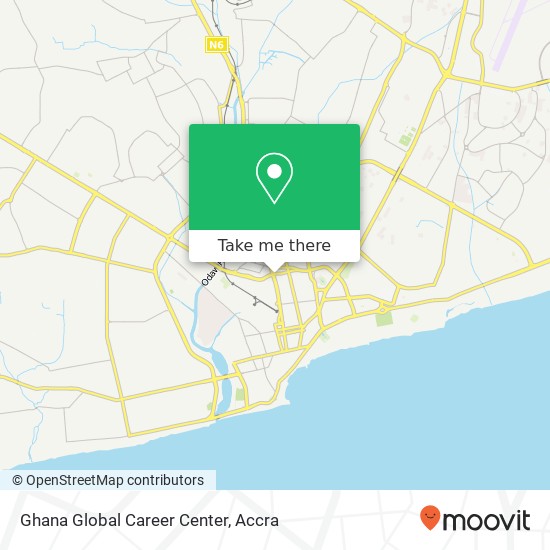 Ghana Global Career Center map