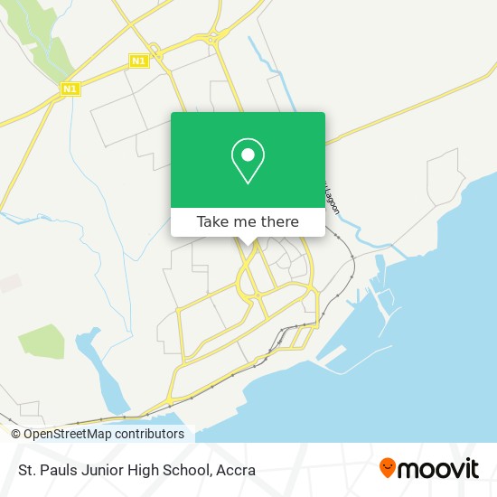 St. Pauls Junior High School map