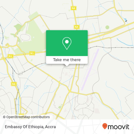 Embassy Of Ethiopia map