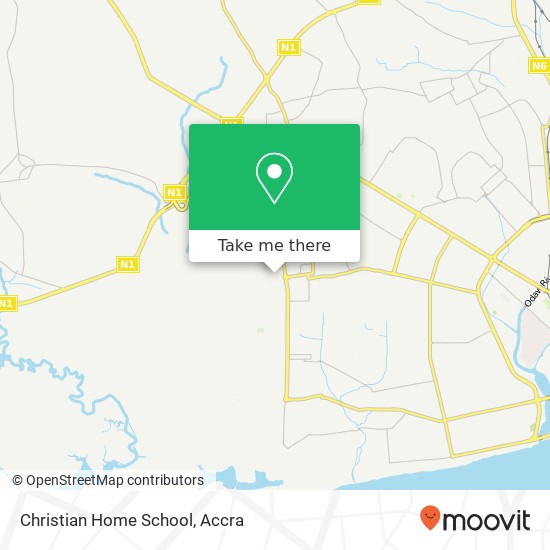 Christian Home School map