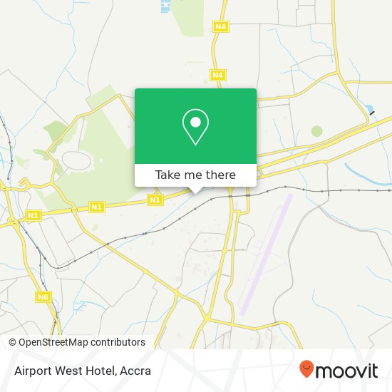 Airport West Hotel map