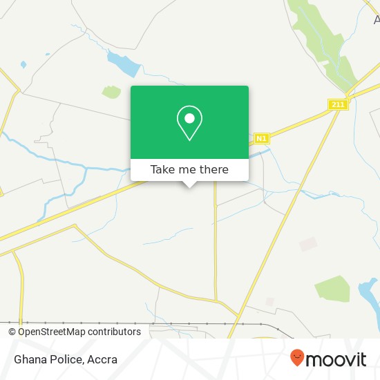 Ghana Police map