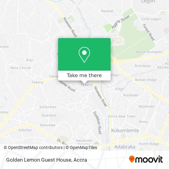 Golden Lemon Guest House map