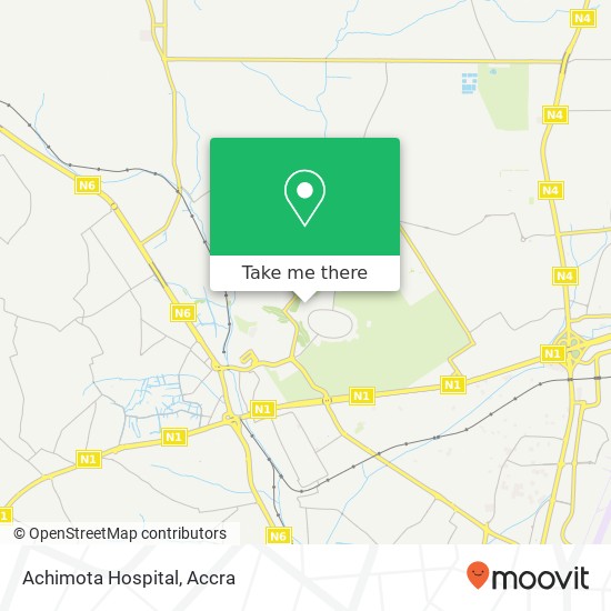 Achimota Hospital map