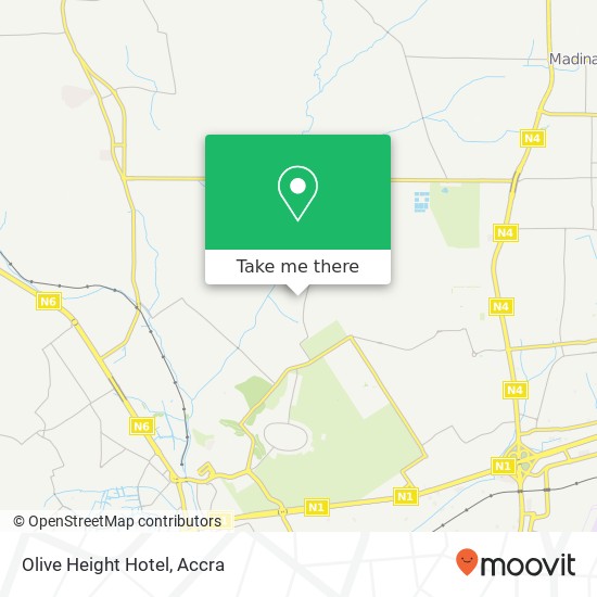Olive Height Hotel map