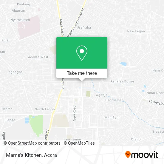 Mama's Kitchen map