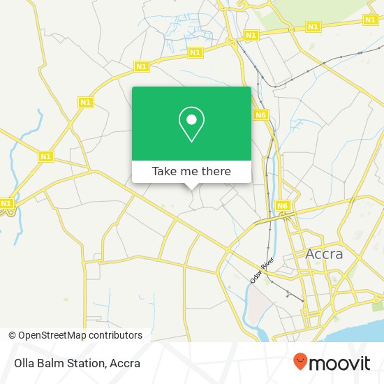Olla Balm Station map