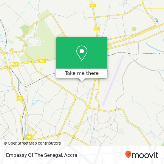 Embassy Of The Senegal map