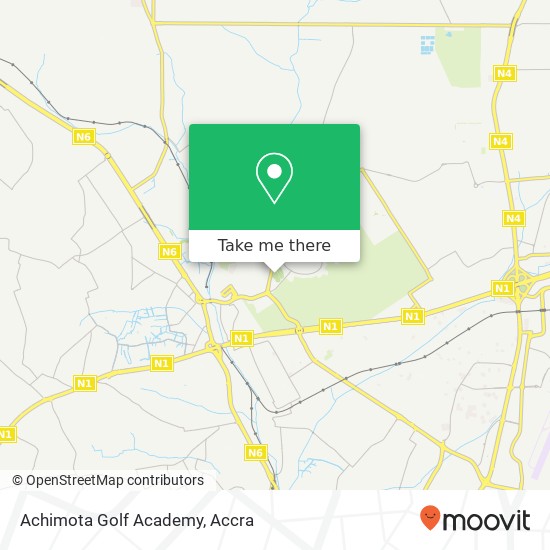 Achimota Golf Academy map