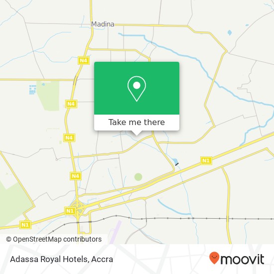Adassa Royal Hotels map