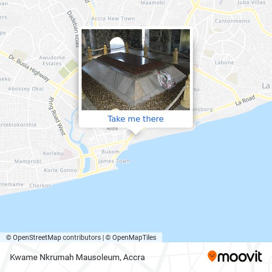 Kwame Nkrumah Mausoleum map