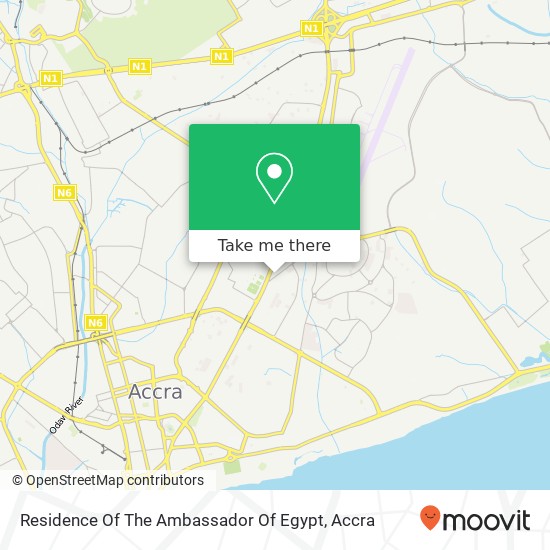 Residence Of The Ambassador Of Egypt map