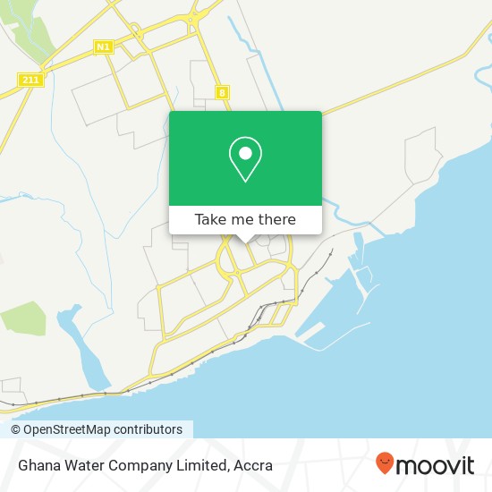 Ghana Water Company Limited map
