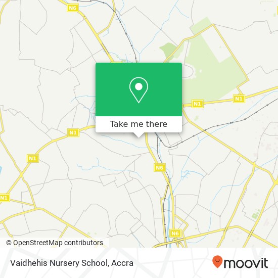 Vaidhehis Nursery School map