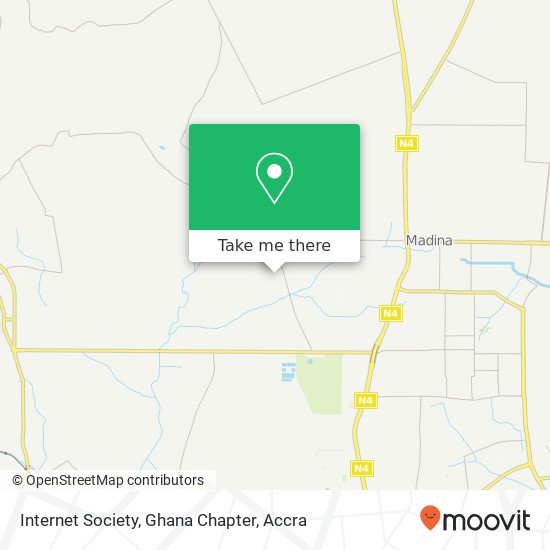 Internet Society, Ghana Chapter map
