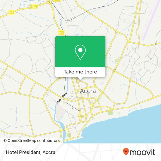 Hotel President map