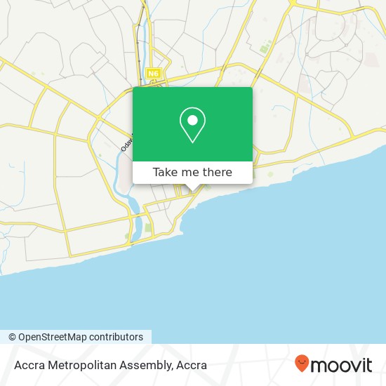 Accra Metropolitan Assembly map