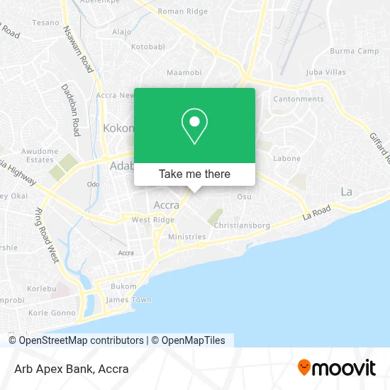 Arb Apex Bank map