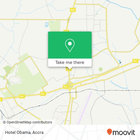 Hotel Obama map